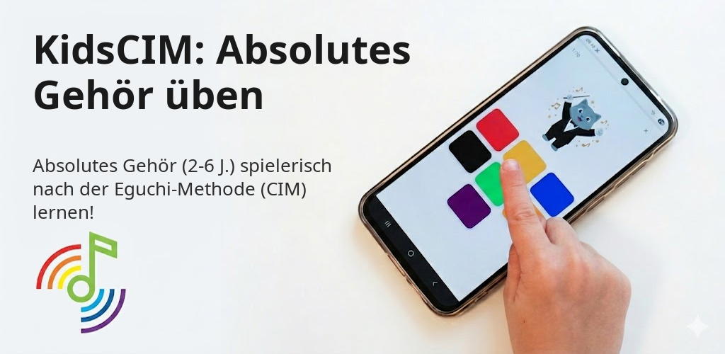 KidsCIM: Absolutes Gehör üben Interface