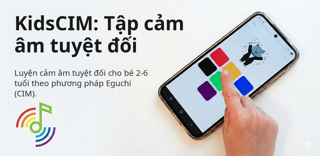 KidsCIM: Tập cảm âm tuyệt đối Interface